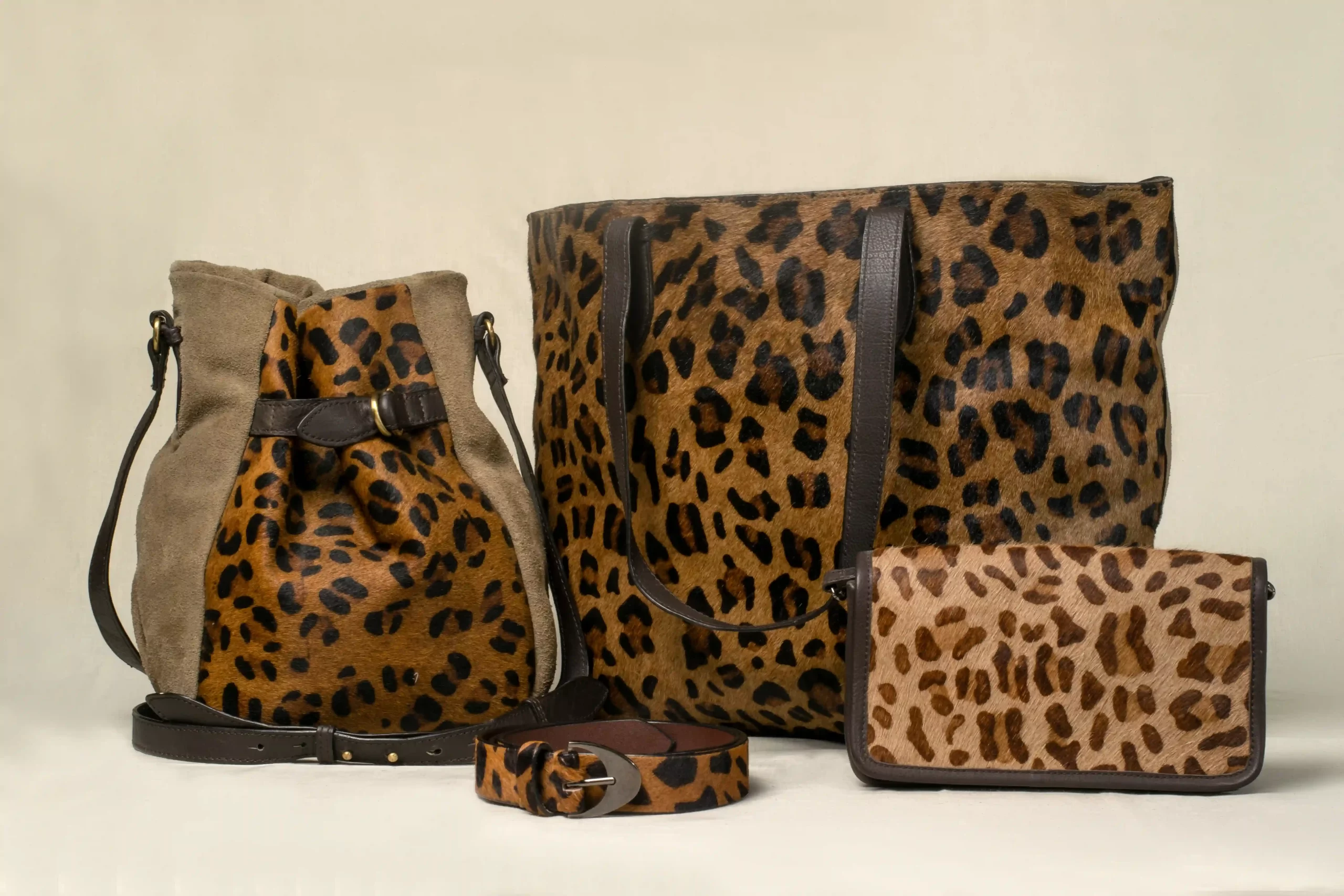 LEOPARD HAIRON LEATHER BAG COLLECTION